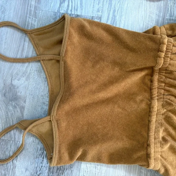 OFFLINE by Aerie Wide-Leg Jumpsuit Size XS Camel Color NWT - Picture 4 of 11